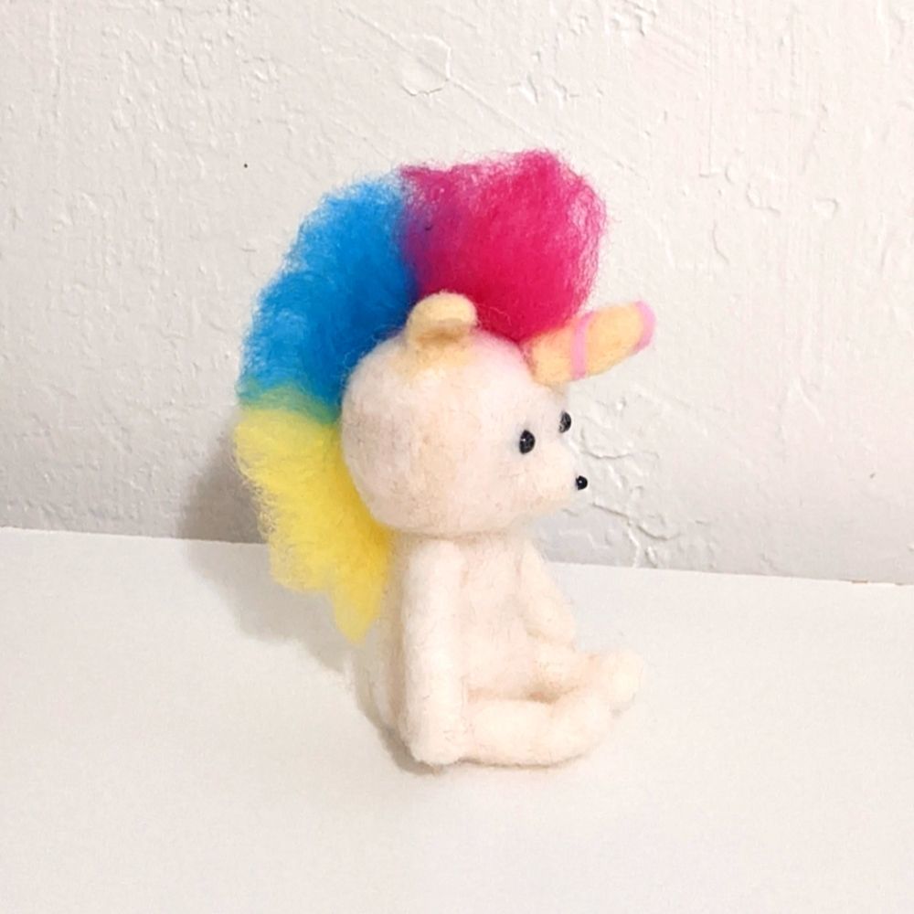 Handmade Wool Unicorn
